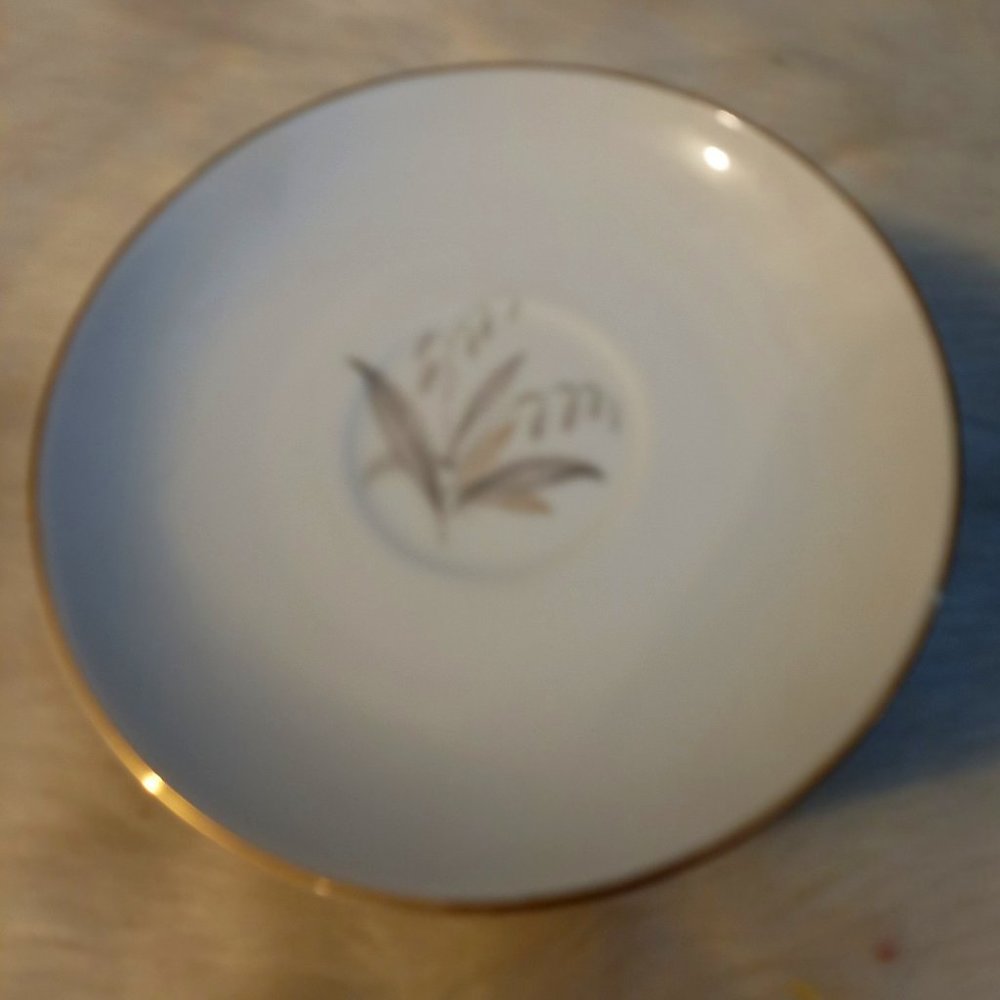 Vtg '61 Kaysons China Japan Golden Rhapsody Saucer
